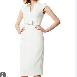 Karen Miller white sleeveless Forever dress size 6